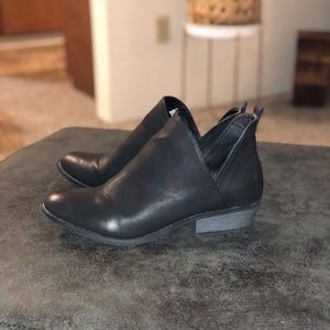 Cute black ankle booties